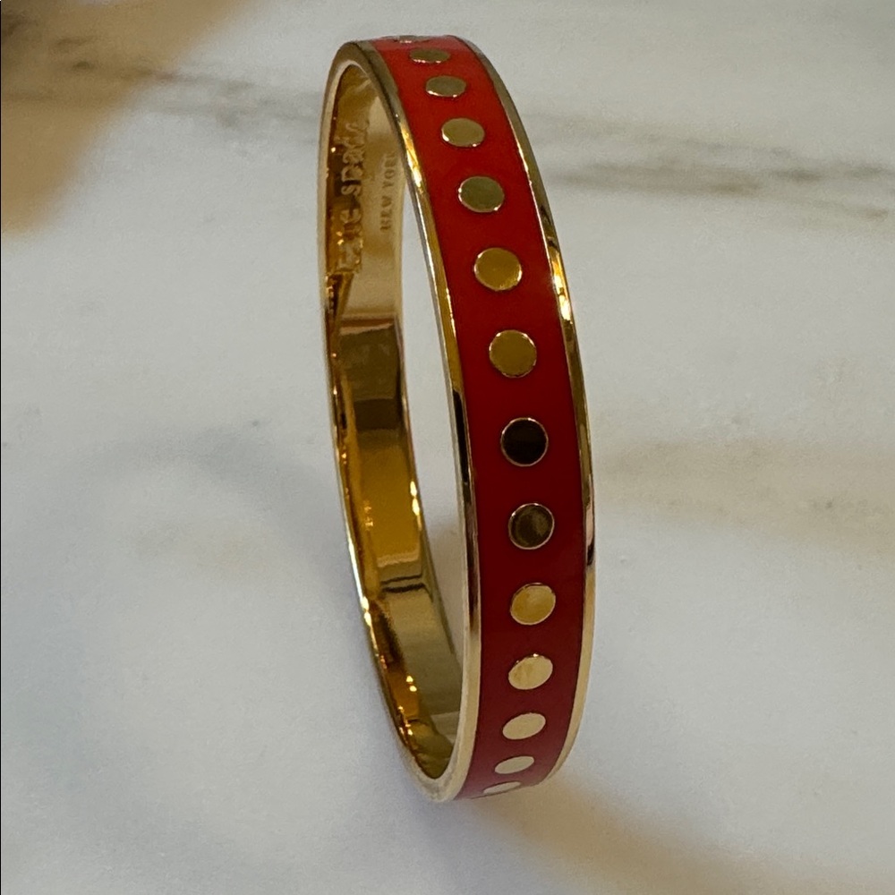 Kate Spade A Penny For Your Thoughts idiom bangle bracelet - Picture 3 of 4